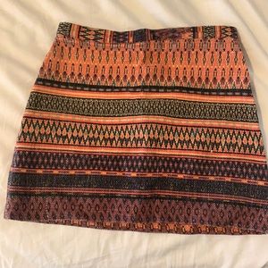 Top shop mini skirt